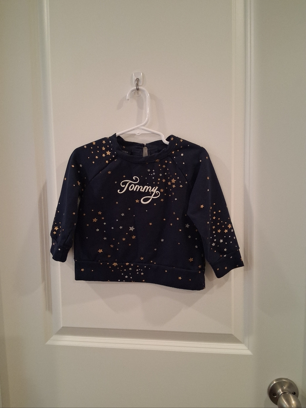 Tommy Hilfiger Navy Pullover with Gold Stars